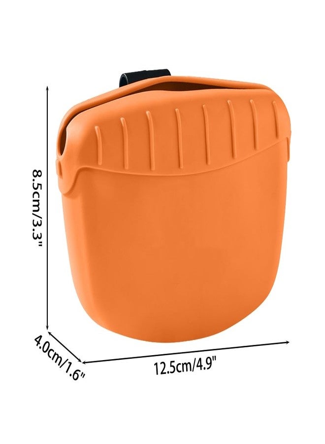 DONGKER Dog Training Bag,Silicone Half Opening Design Dog Treat Pouch with Clip for Dog Training Walking Hiking Hunting Traveling - Image 4